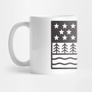 Visiting NC Mountain Cities Blowing Rock, NC Flag Mug